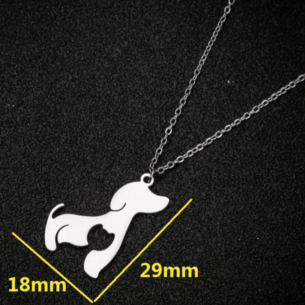 Dog Pet Stainless Steel Necklace
